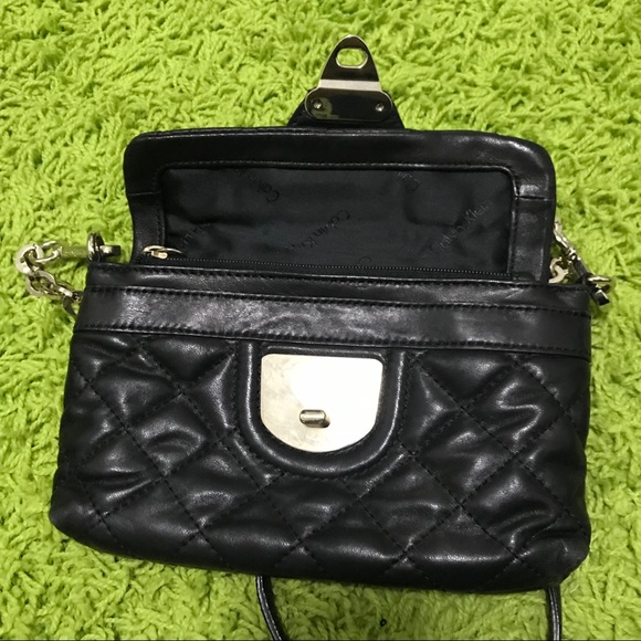 Calvin Klein Pochette Black Quilted Crossbody Bag - Picture 5 of 8